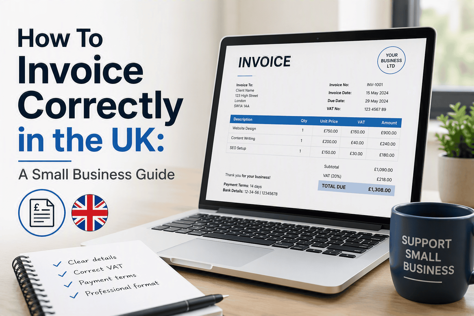 How To Invoice Correctly in the UK: A Small Business Guide